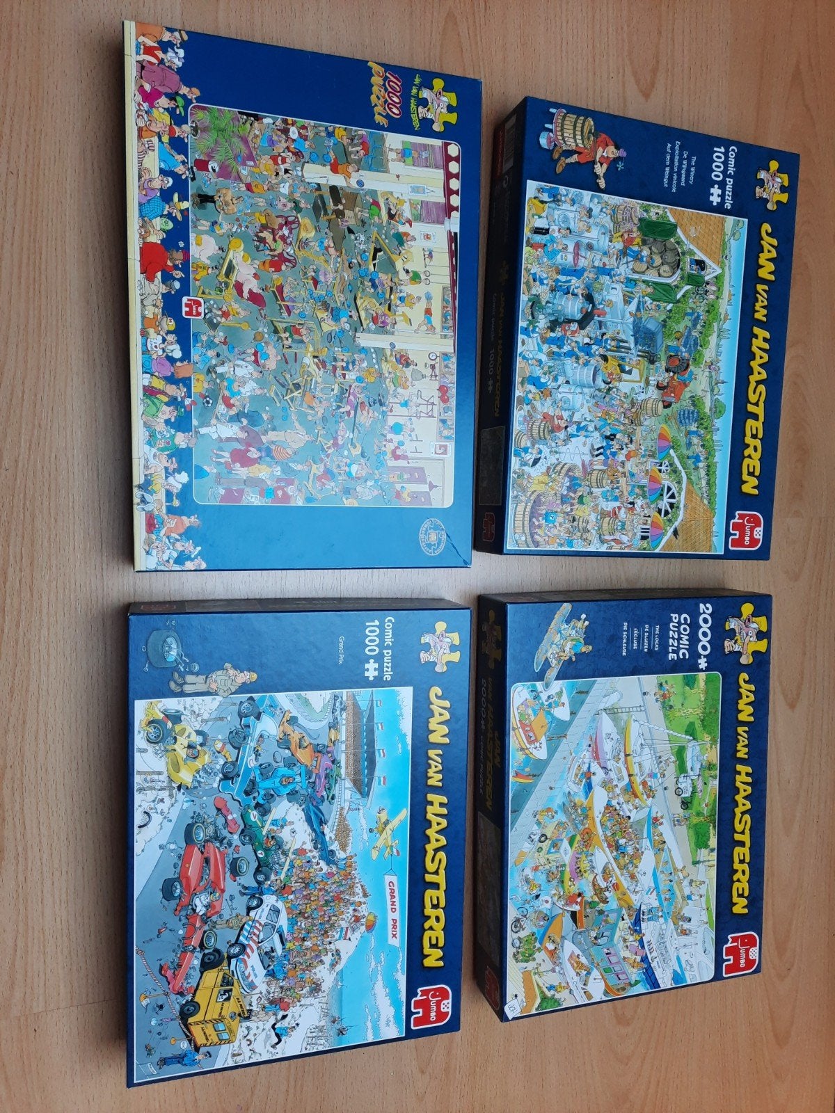 Jan van Haasteren, Ophalen, 500 t/m 1500 stukjes, Zo goed als nieuw