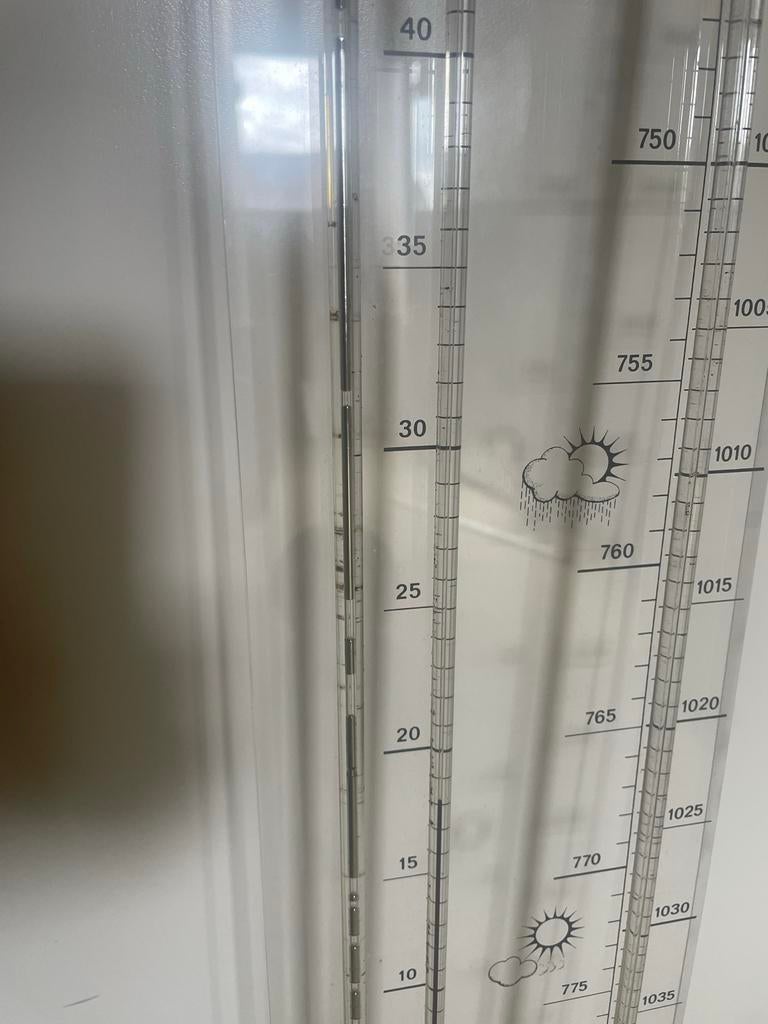 Bert Bolle Barometer - Kwikkolom verstoord, Ophalen of Verzenden, Niet werkend, Barometer