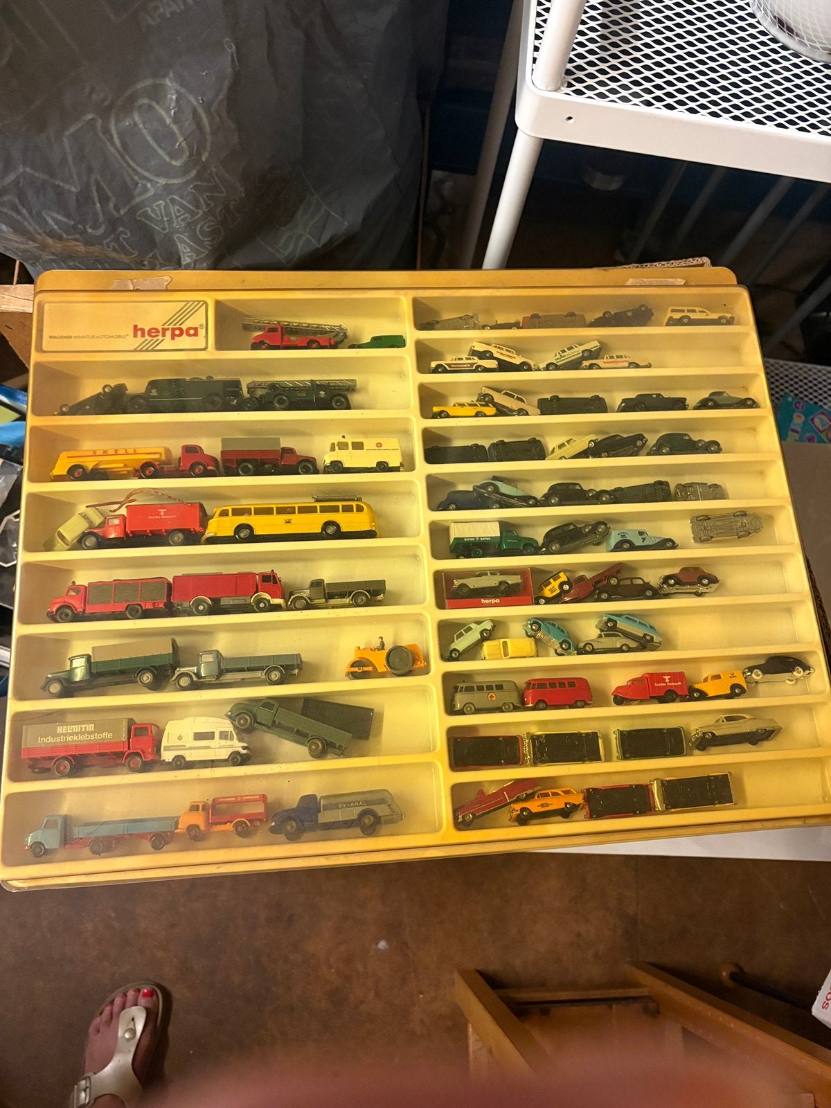 Herpa Miniatuur Auto's en Vrachtwagens Collectie, Overige merken, Gebruikt, 1:50 of kleiner, Overige typen