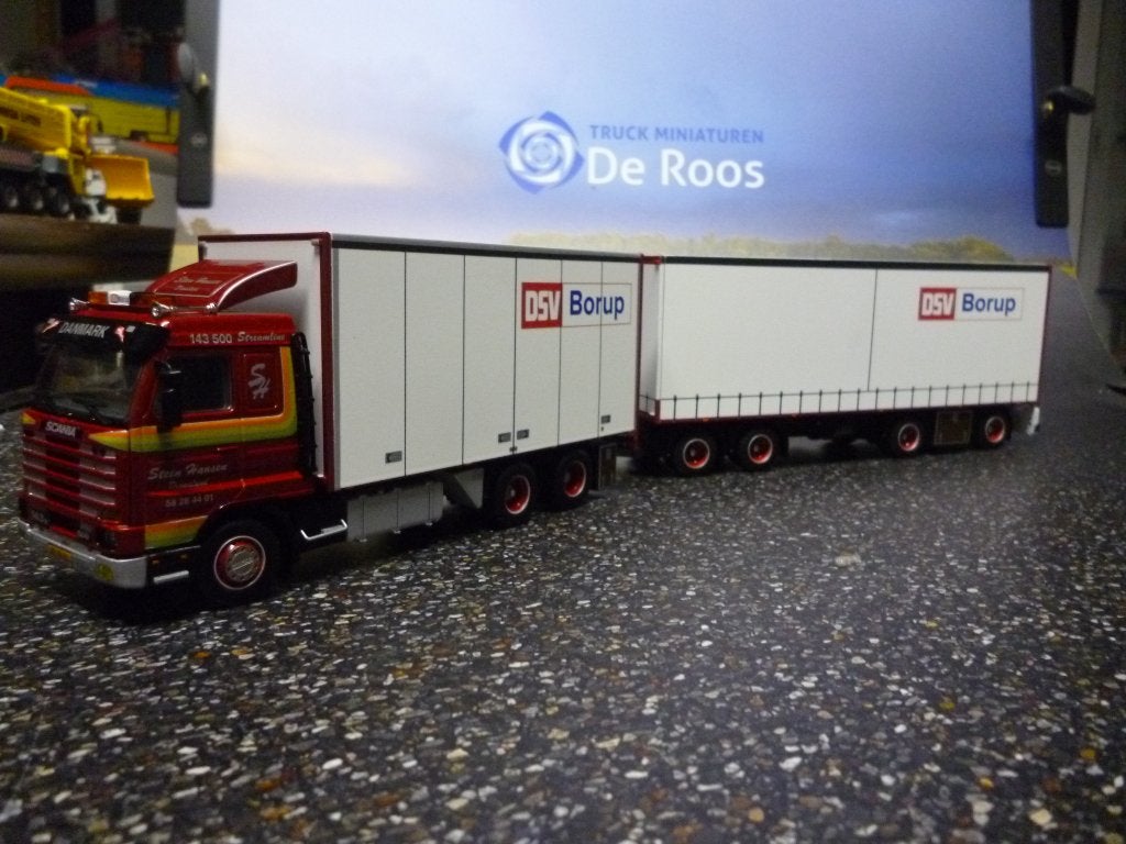 WSI Scania 143 Steen Hansen met certificaat, Ophalen of Verzenden, Nieuw, Bus of Vrachtwagen, Wsi