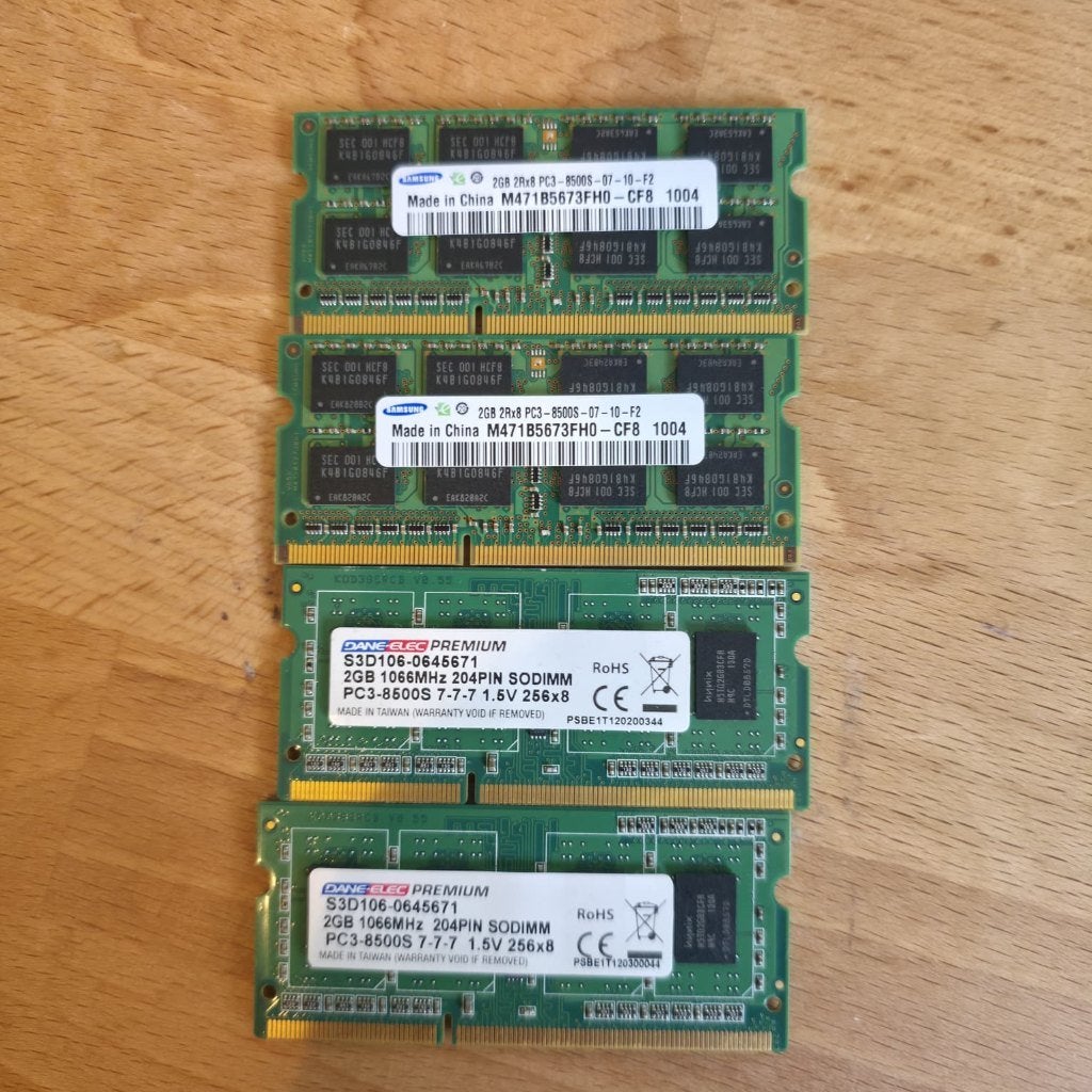 8GB Geheugen (4x2Gb) Apple Imac 2011, Gebruikt, 8 GB, IMac, Ophalen of Verzenden