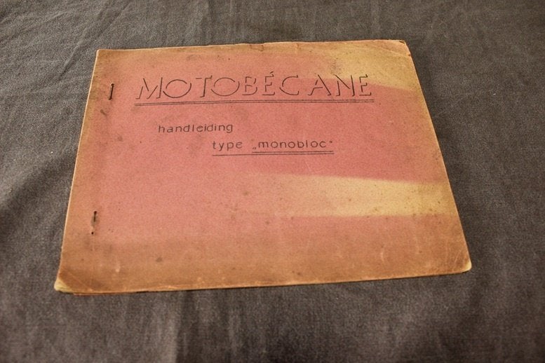 Motobecane type monoblock motorfiets handleiding pre war, Motoren, Ophalen of Verzenden, Overige merken