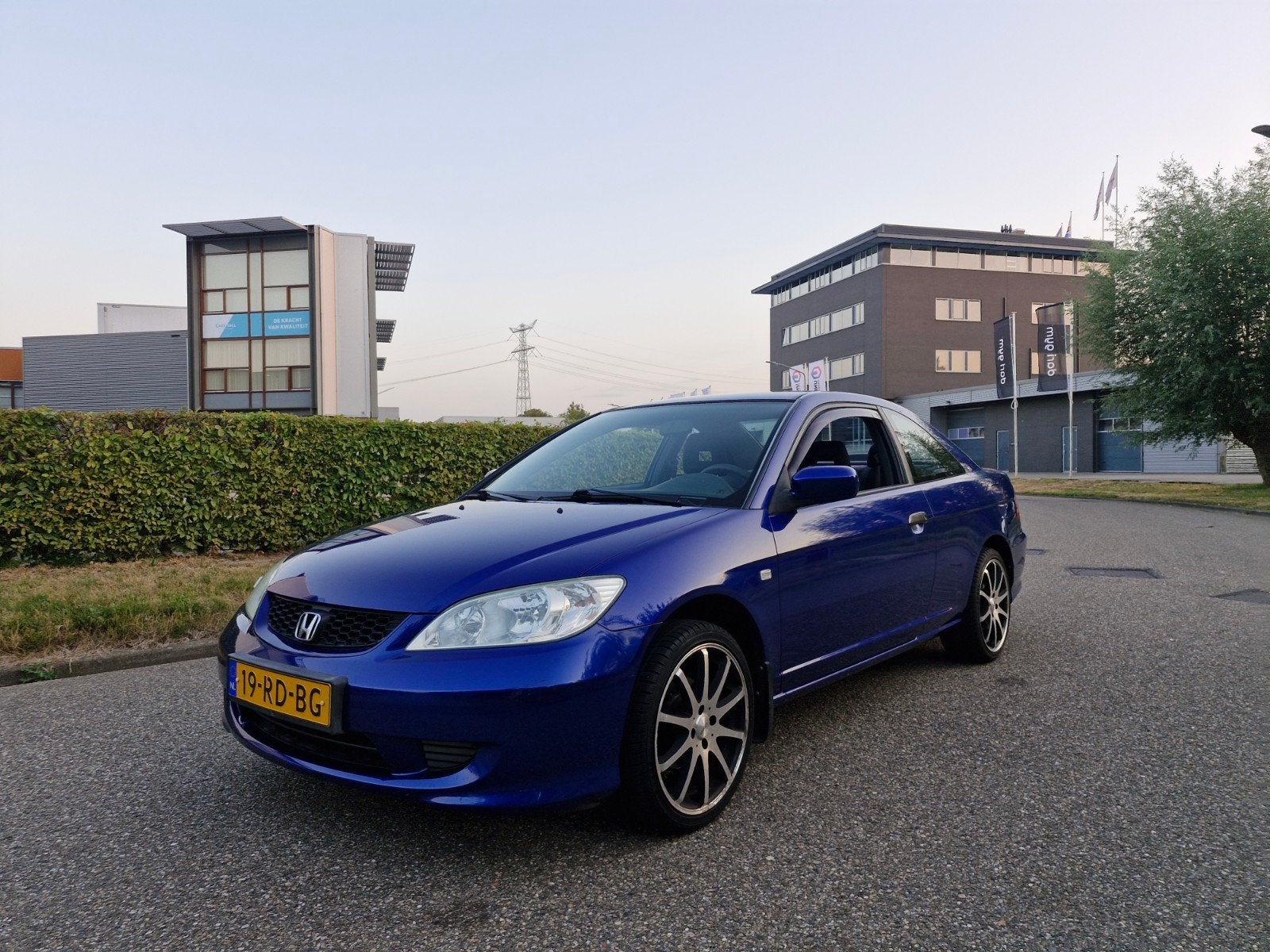 Honda Civic 1.7I 2DR 2005 Blauw, Voorwielaandrijving, 4 cilinders, Blauw, 1073 kg