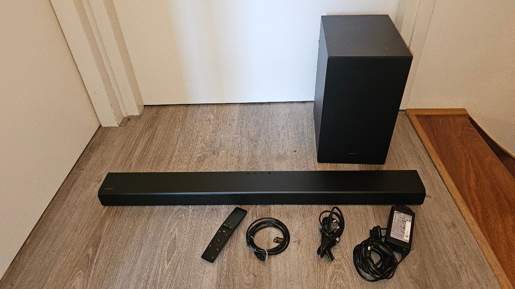 Samsung HW A550/XN 2022 (soundbar + subwoofer), Ophalen, Met externe subwoofer, Zo goed als nieuw