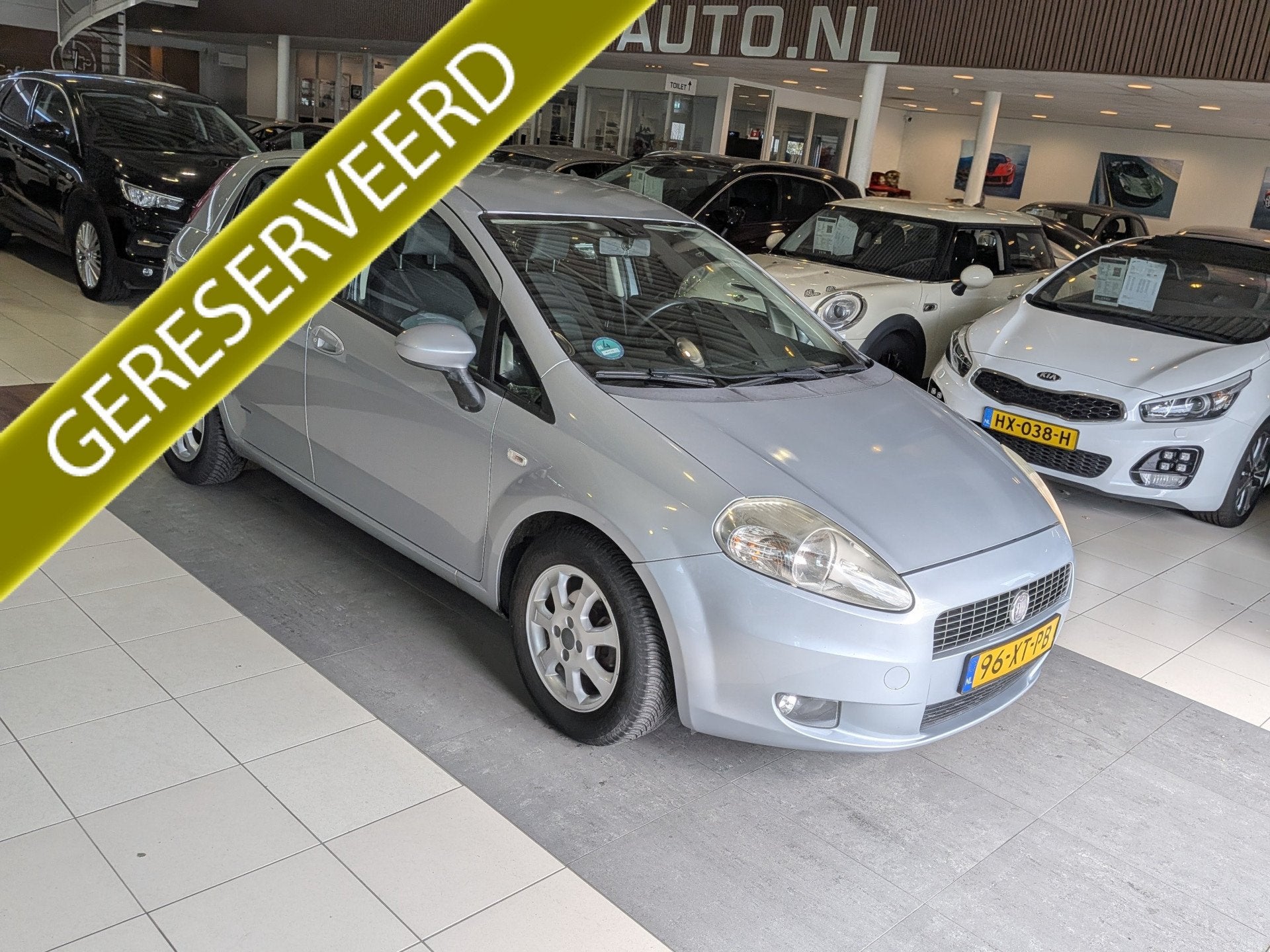 Fiat Grande Punto 1.4 Dynamic NAP, Trekhaak, Cruise Control,, Auto's, Voorwielaandrijving, Stof, Elektrische buitenspiegels, 4 cilinders