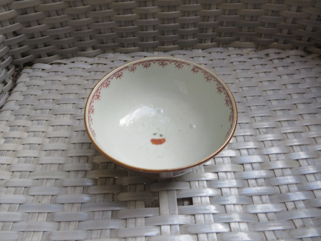 Antieke kleine Chinees porselein kom, capucijner, rose, Antiek en Kunst, Antiek | Porselein, Ophalen of Verzenden