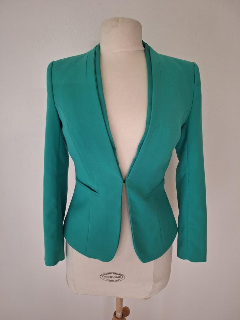 Colbert H&M maat 36, Kleding | Dames, Ophalen of Verzenden, Zo goed als nieuw, Maat 36 (S), Zwart
