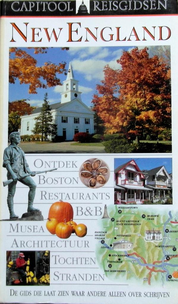 NEW ENGLAND – Capitoolreisgids, Boeken, Reisgidsen, Overige merken, Europa, Ophalen of Verzenden, Zo goed als nieuw
