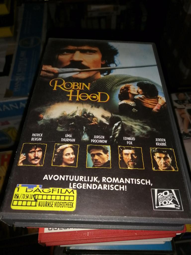 VHS ex-rental - Robin Hood, Alle leeftijden, Ophalen of Verzenden, Gebruikt, Actie en Avontuur
