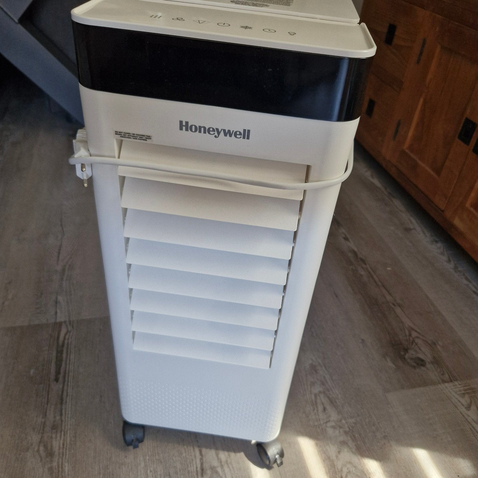 honeywell ventilator, Witgoed en Apparatuur, Ventilatoren, Ophalen, Ventilator met afstandsbediening, Zo goed als nieuw, Vloerventilator