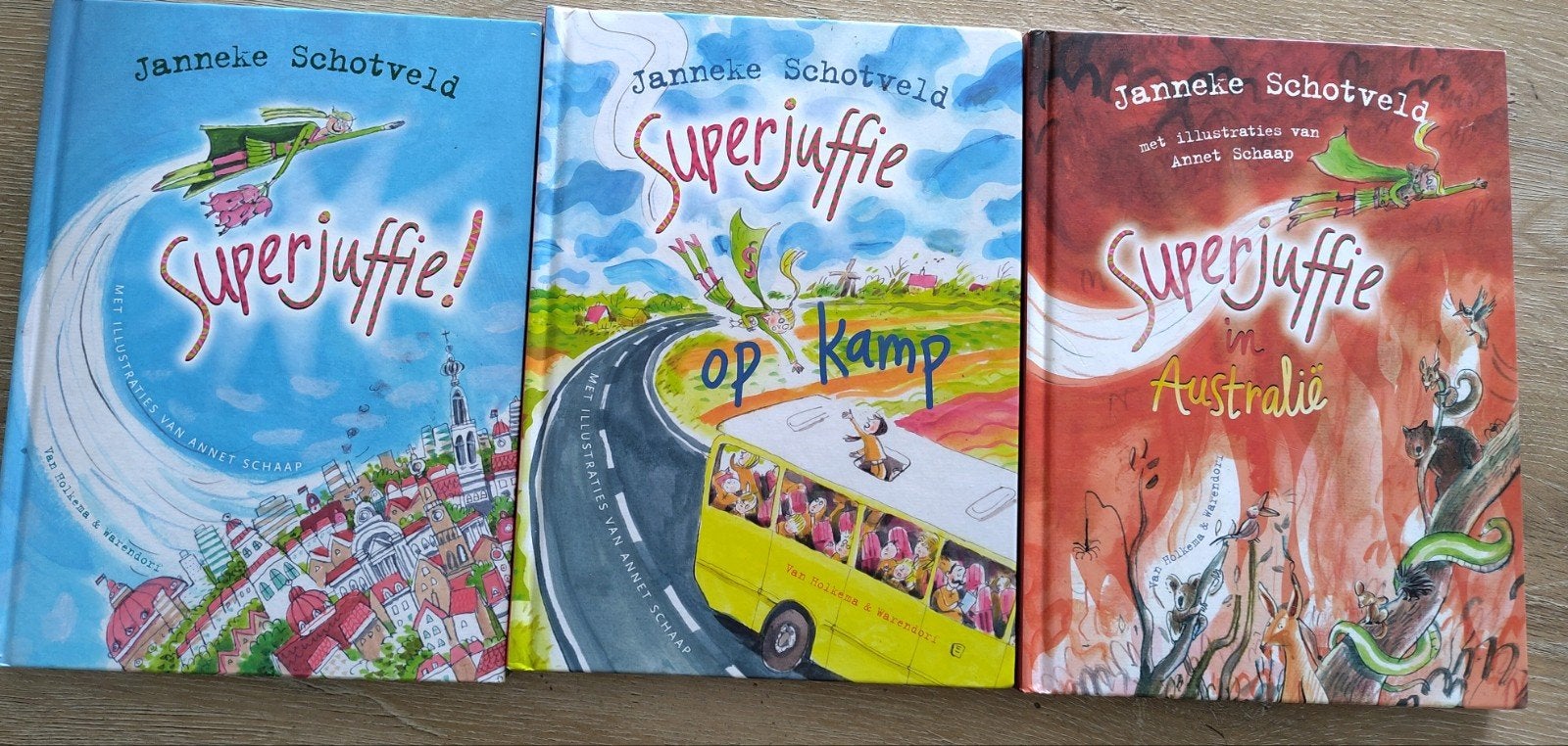 Superjuffie! Boekenreeks - 3 delen, Ophalen of Verzenden, Zo goed als nieuw, Janneke Schotveld