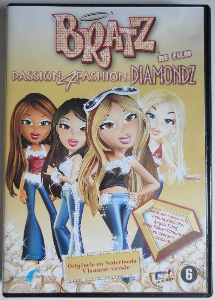 Bratz de Film: Passion 4 Fashion - Diamondz (2006), Cd's en Dvd's, Tekenfilm, Amerikaans, Nederlands, Ophalen of Verzenden