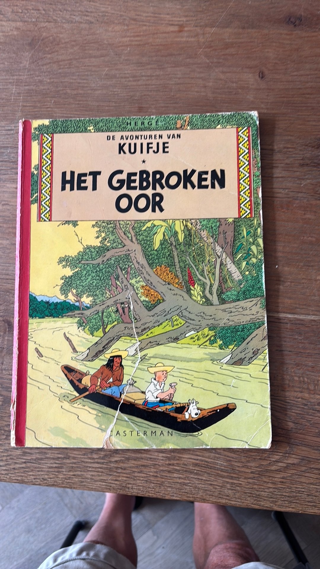Kuifje. Het gebroken oor  1944, Boeken, Ophalen of Verzenden, Gelezen