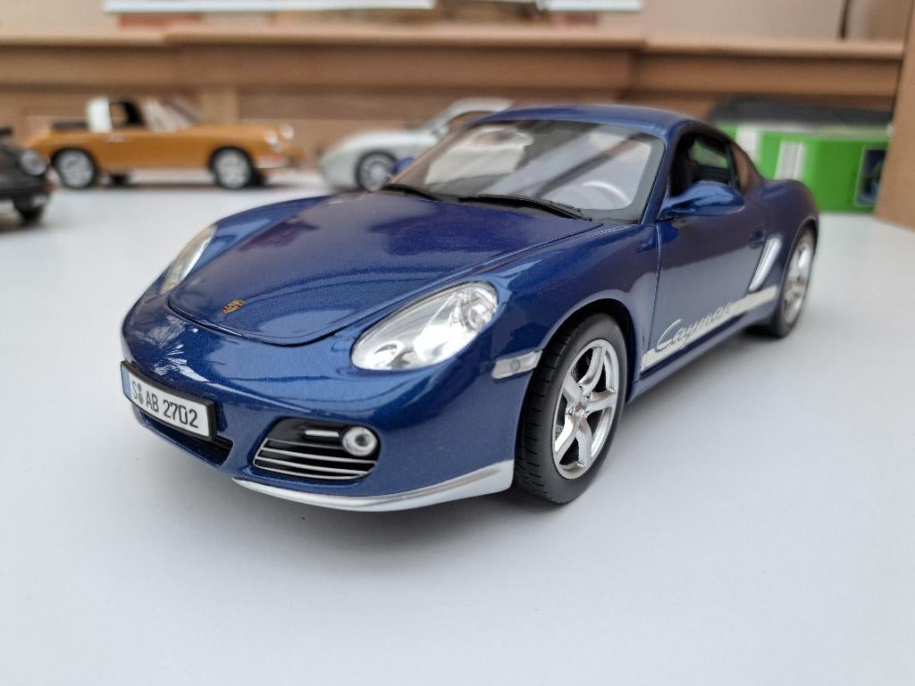 Porsche Cayman Norev Geen originele verpakking, Hobby en Vrije tijd, Modelauto's | 1:18, Ophalen of Verzenden, Zo goed als nieuw