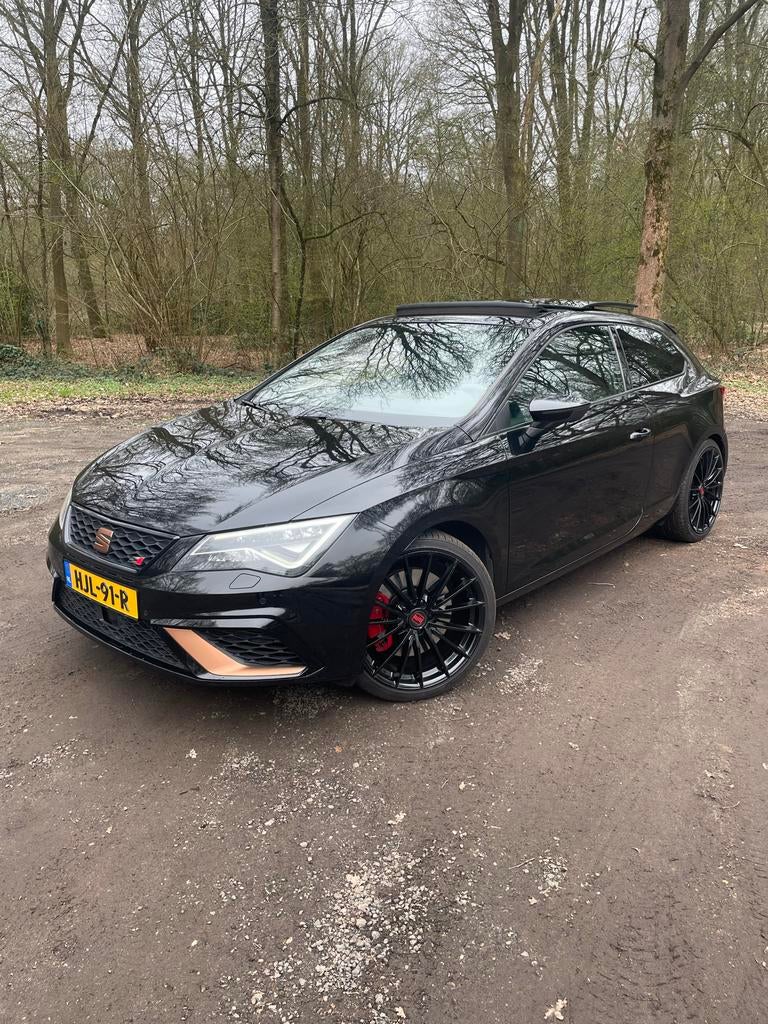 Seat Leon cupra 300 Dsg - pano - sfeerverlichting - Cupra R, Auto's, Seat, 15 km/l, 4 cilinders, Leon, Zwart