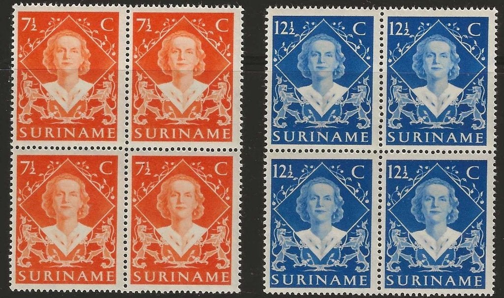 Suriname - koningin Juliana, Verzenden, Postfris