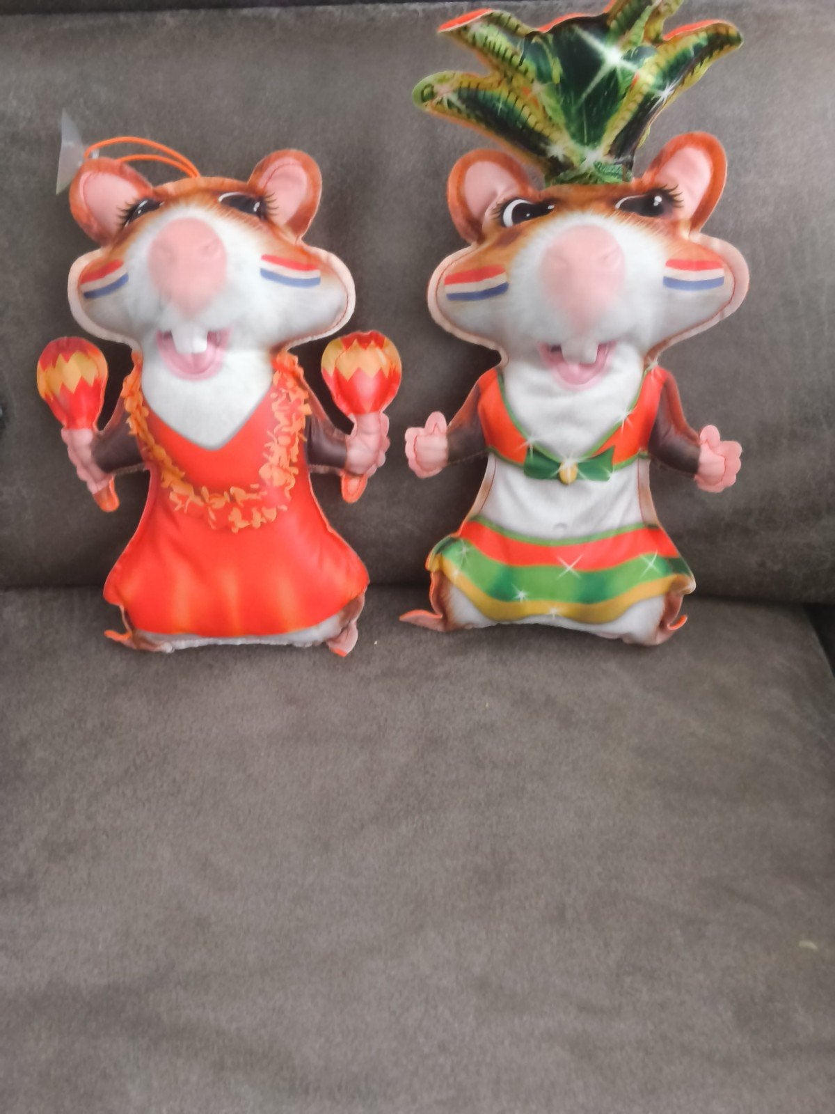 2 (Juich) Hamsters met zuignap, Albert Heijn, Ophalen of Verzenden