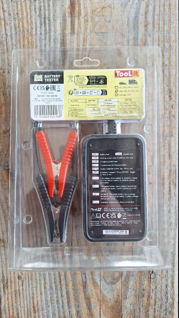TooLit accutester NBT 200 voor loodaccu's 12V | 20-150Ah, ., Nieuw, Ophalen of Verzenden, .