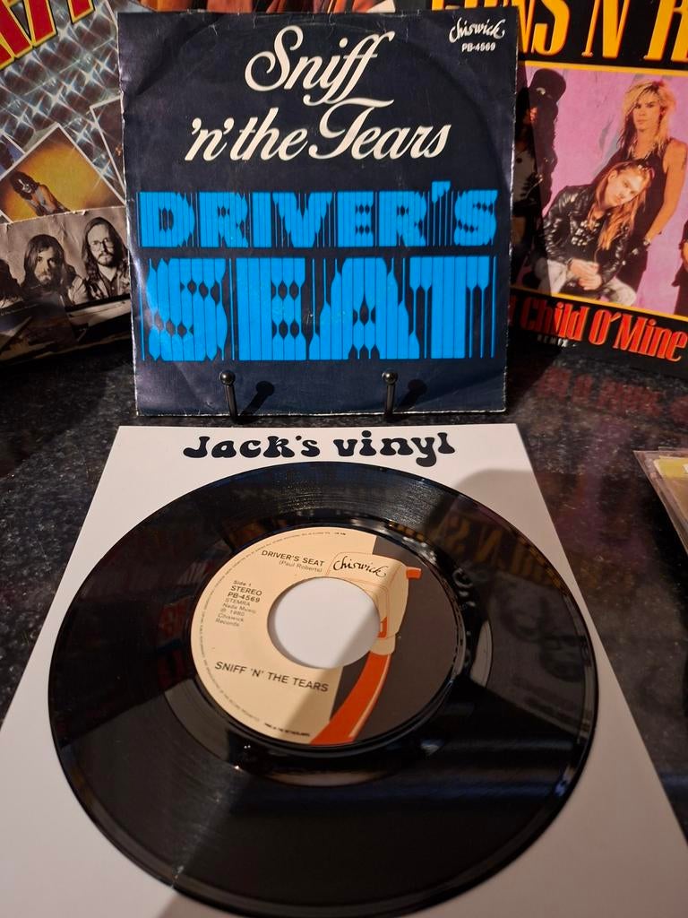 Sniff 'n' the Tears - Driver's Seat (Single) 1980, Ophalen of Verzenden, Gebruikt, Overige formaten