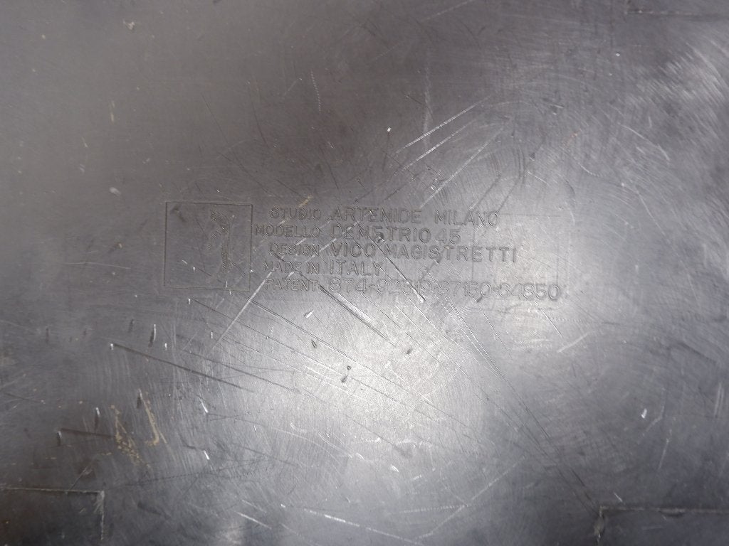 Vintage Artemide Demetrio tafel, Vintage, Rijksstraatweg 37 Wilp, Kunststof, Ophalen of Verzenden