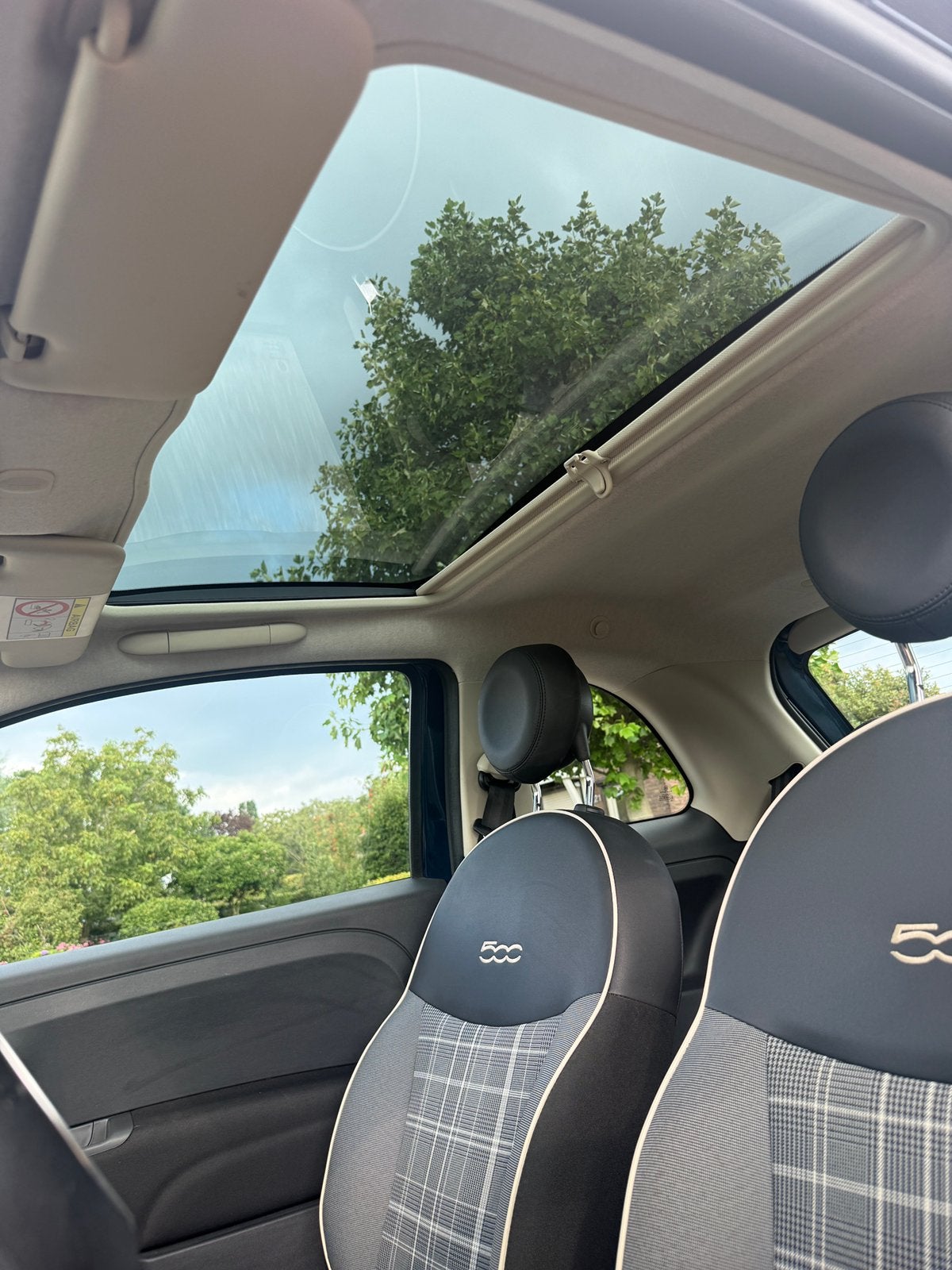 Fiat 500 Twinair Turbo | Automaat & Panoramadak, Auto's, Fiat, Leder en Stof, Origineel Nederlands, Particulier, 915 kg