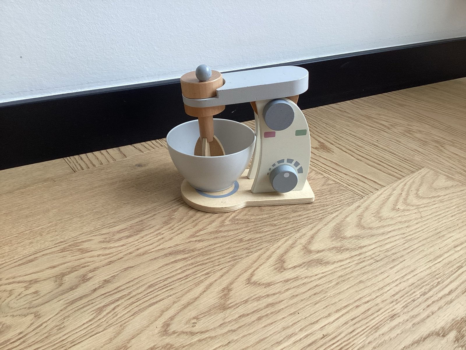 Houten speelgoed mixer voor de kleine chef-kok, Ophalen of Verzenden, Gebruikt, Knutselen