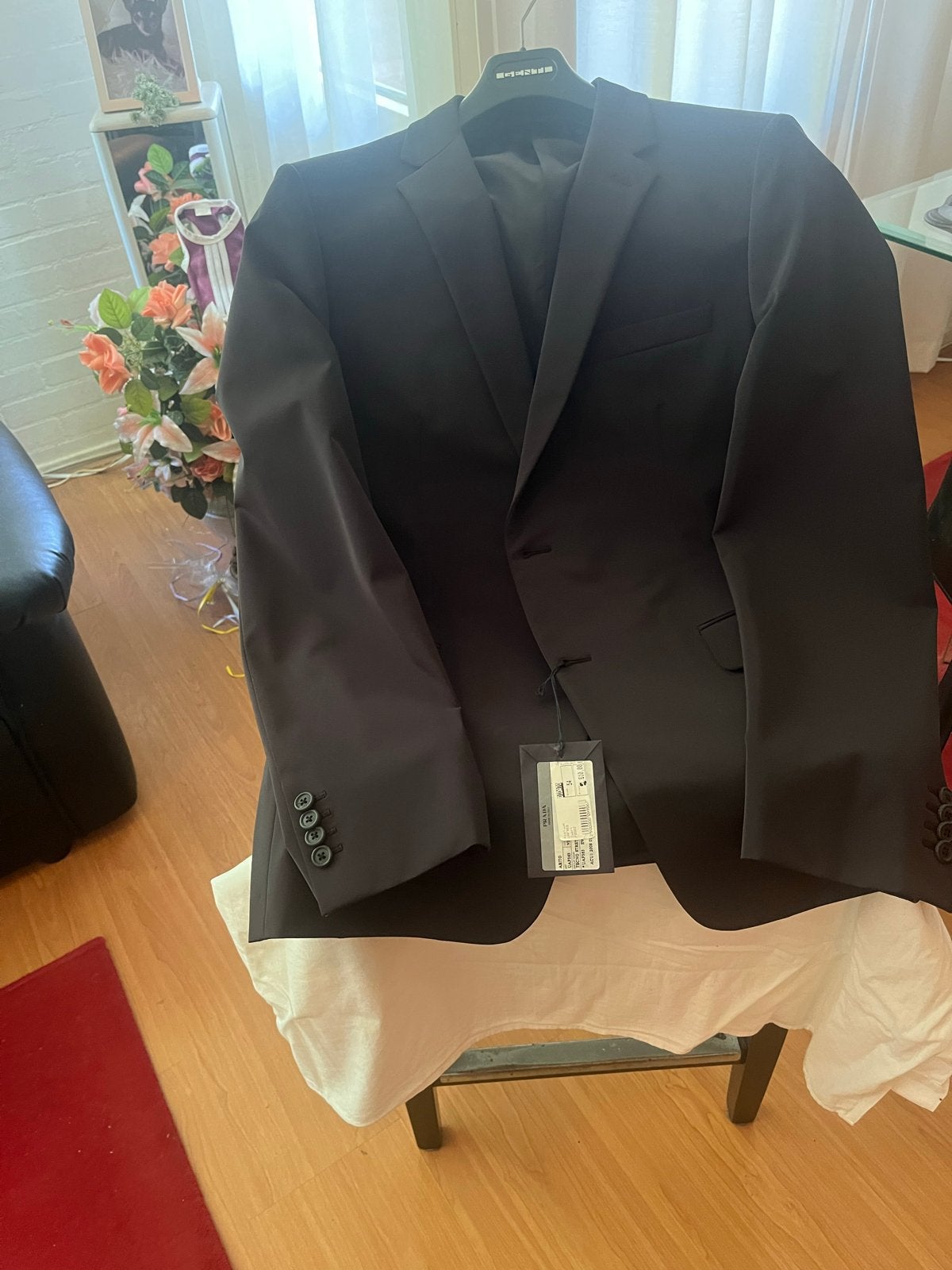Prada Herenpak Zwart Maat 52/54 - Nieuw met kaartjes, Ophalen of Verzenden, Nieuw, Maat 52/54 (L), Zwart