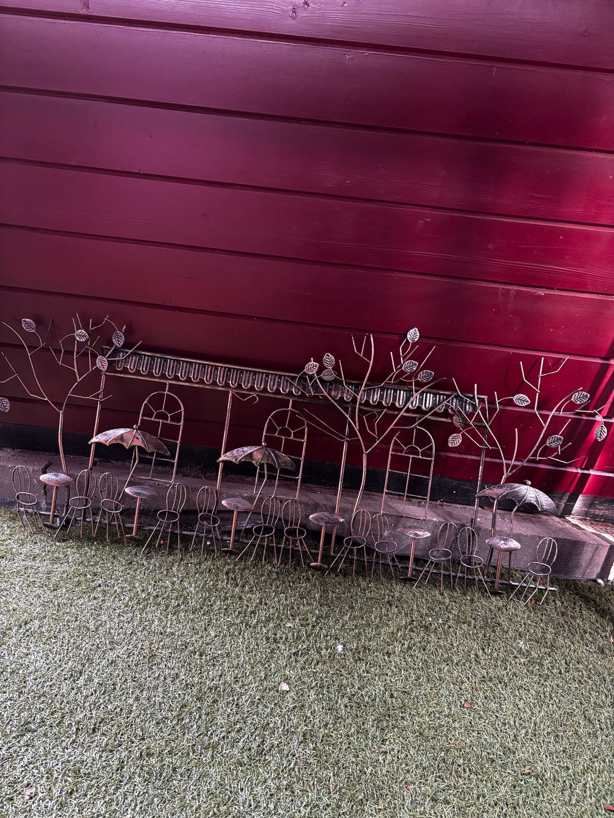 Decoratieve Terras Afbeelding Wanddecoratie