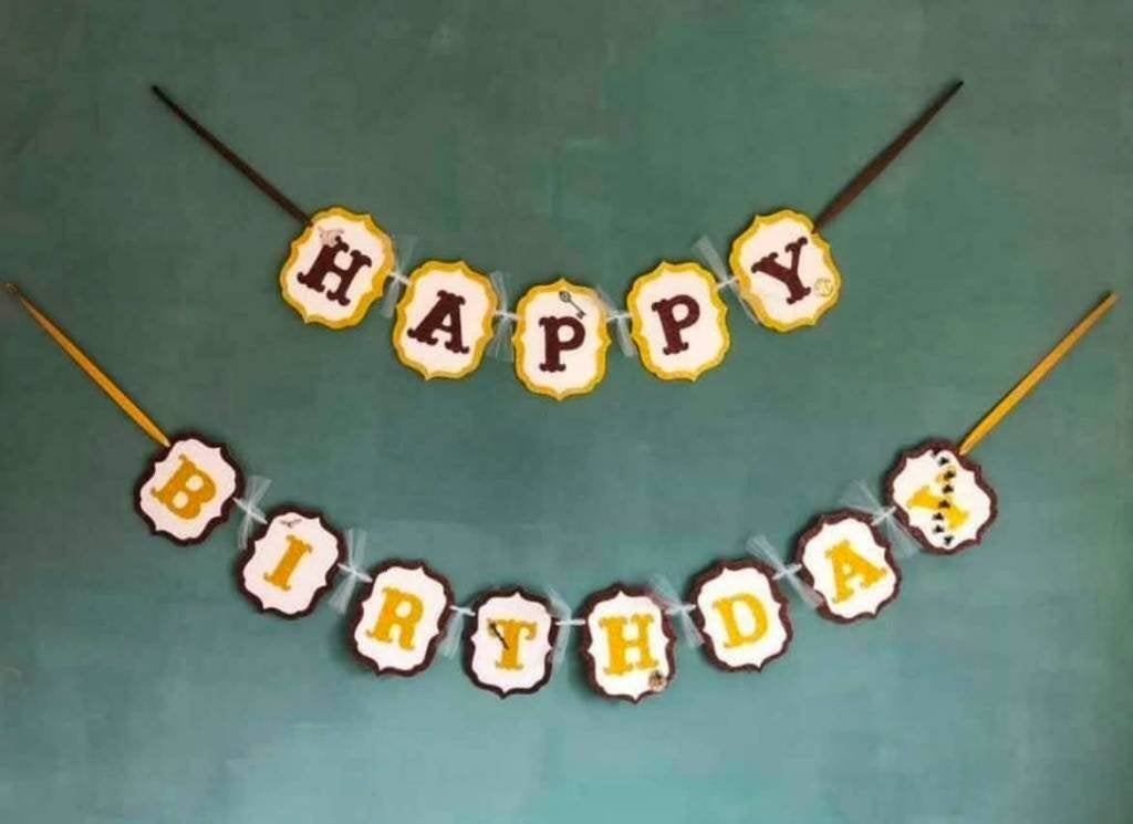 Harry Potter Happy Birthday Banner / Slinger - Verjaardag, Ophalen of Verzenden, Nieuw, Versiering, Verjaardag