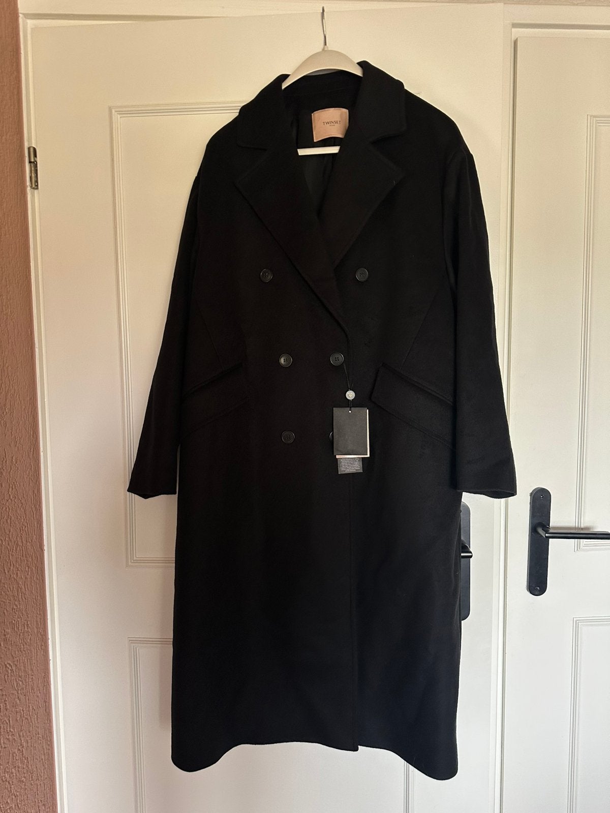 Wintermantel Twinset Milano, Twinset, Ophalen of Verzenden, Nieuw, Zwart