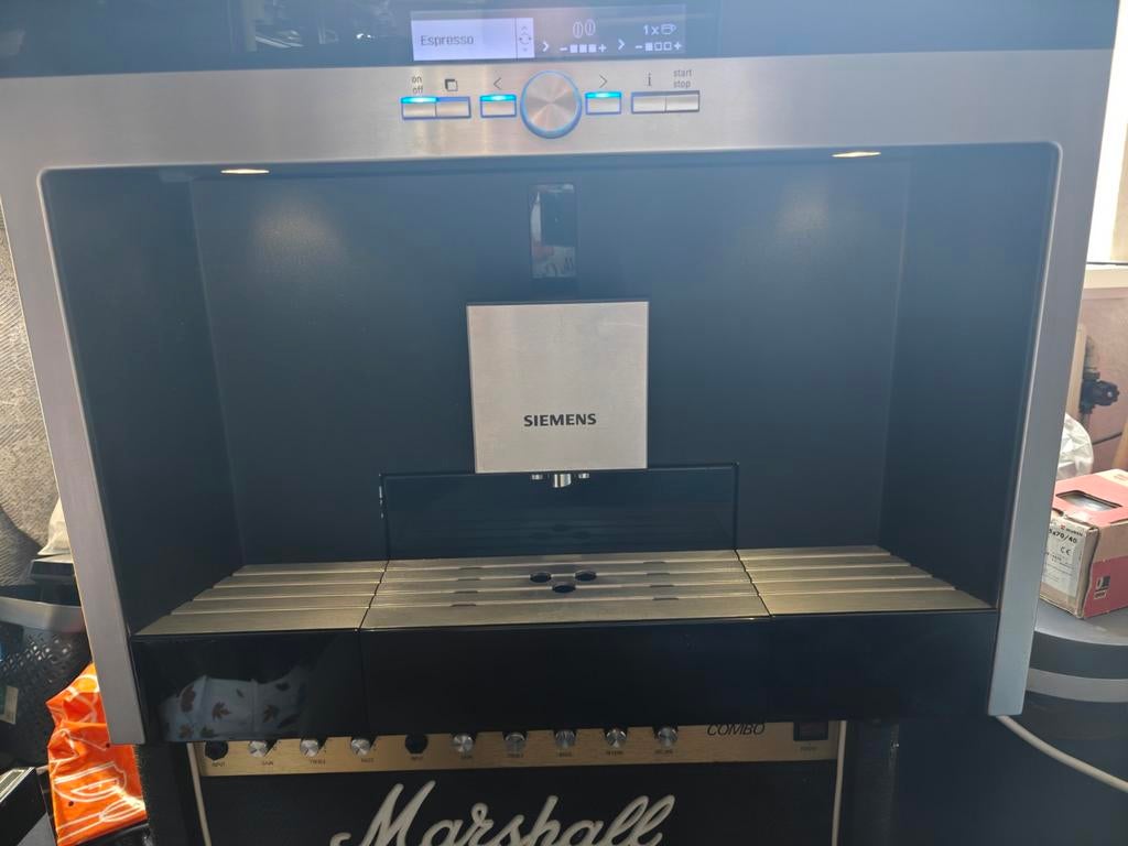Siemens Inbouw Koffiemachine, Witgoed en Apparatuur, Ophalen, Gebruikt, Espresso apparaat, Koffiebonen