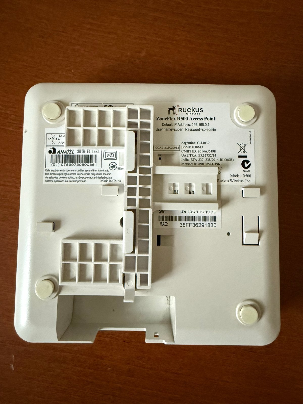 3x Ruckus ZoneFlex R500 Access Points (PoE), Ophalen, Gebruikt