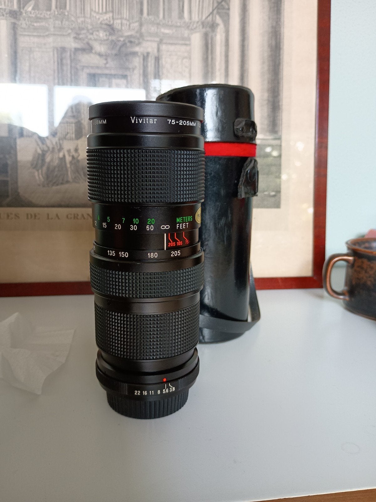 Vivitar 75-205 mm f3.8, Verzenden, Gebruikt, Telelens, Handmatige focus