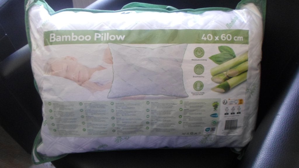 Hoofdkussen Bamboo Pillow  afm. (40 x 60), Ophalen of Verzenden, Zo goed als nieuw, Kussen, Overige kleuren