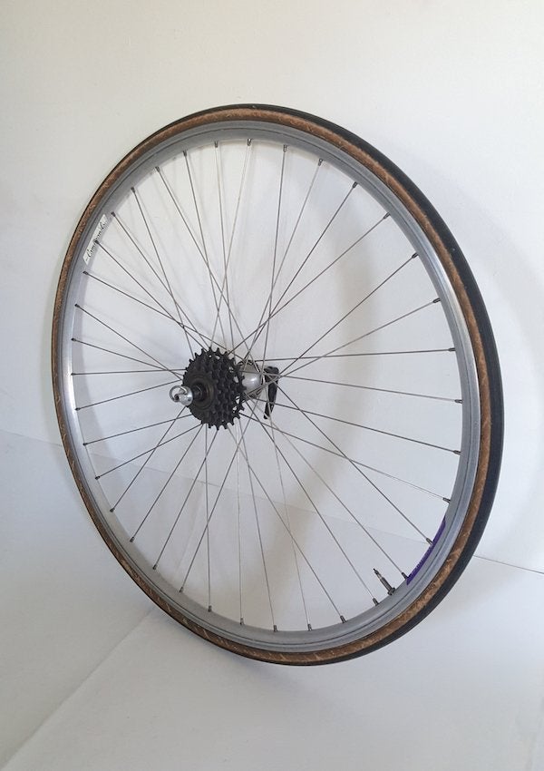 Vintage Campagnolo achterwiel Scope wiel racefiets, Fietsen en Brommers, Fietsonderdelen, Gebruikt, Campagnolo Scope, Racefiets