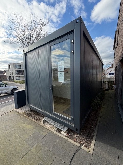 Kantoor Unit met wachtkamer 2,9m x 6m + schroefpaalfundering, Ophalen