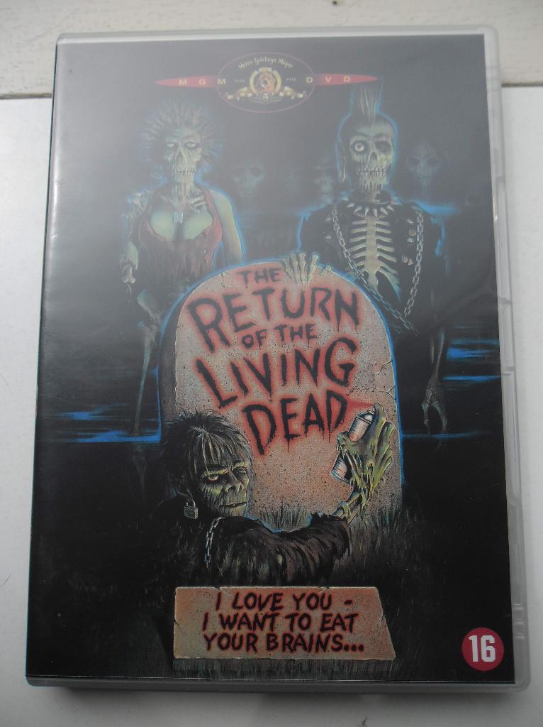 Dan O. Bannon Return of the living dead NLO krasvrij, Cd's en Dvd's, Vanaf 16 jaar, Ophalen of Verzenden, Gebruikt, Vampiers of Zombies