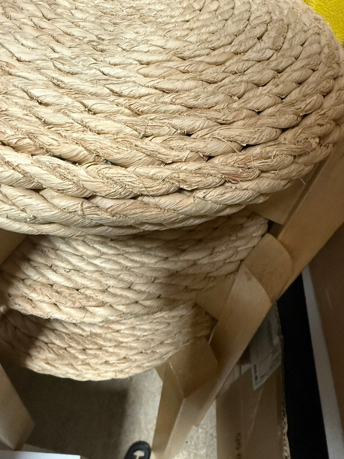3x Houten Boho Krukje met Touwzitting – Naturel | €25 p/st, Ophalen, Minder dan 30 cm, Hout, Onbekend