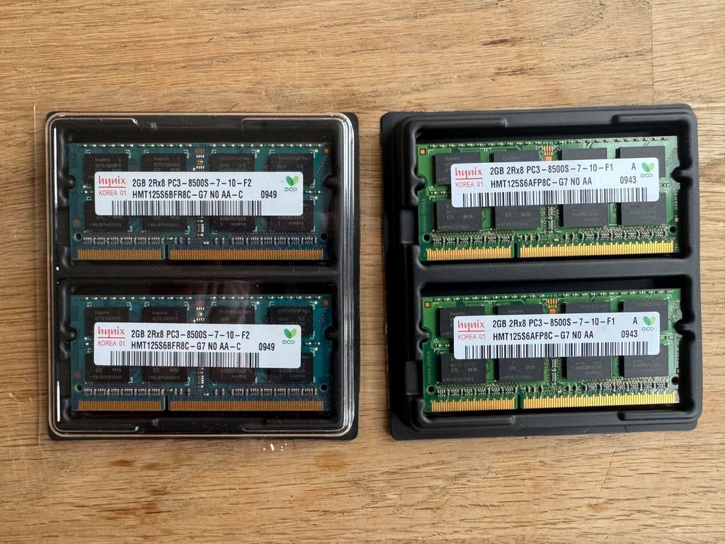 8GB (2x4GB) iMac RAM Geheugen, Computers en Software, RAM geheugen, Gebruikt, 8 GB, DDR3, Ophalen of Verzenden