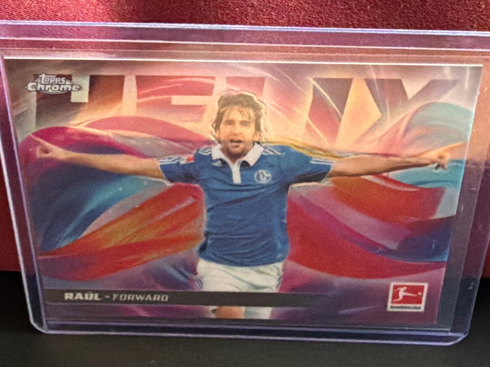 Topps Chrome Raul FC Schalke 04 Voetbal Spelerskaart, Ophalen of Verzenden, Zo goed als nieuw, Buitenlandse clubs, Spelerskaart