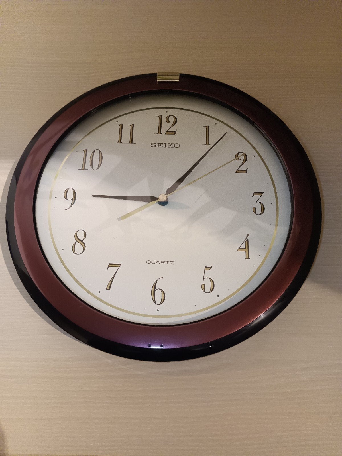Mooie Seiko wandklok - Klassiek design, Huis en Inrichting, Woonaccessoires | Klokken, Ophalen of Verzenden