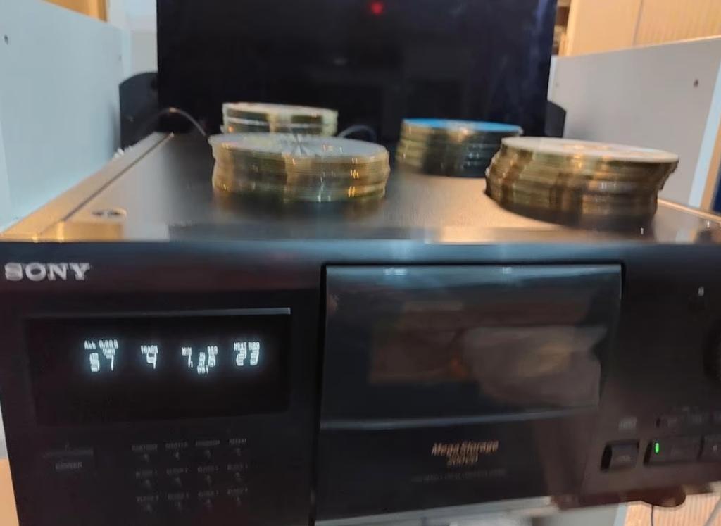 Sony CDP-200 & 110 cd's, Ophalen of Verzenden, Overige merken, Wisselaar