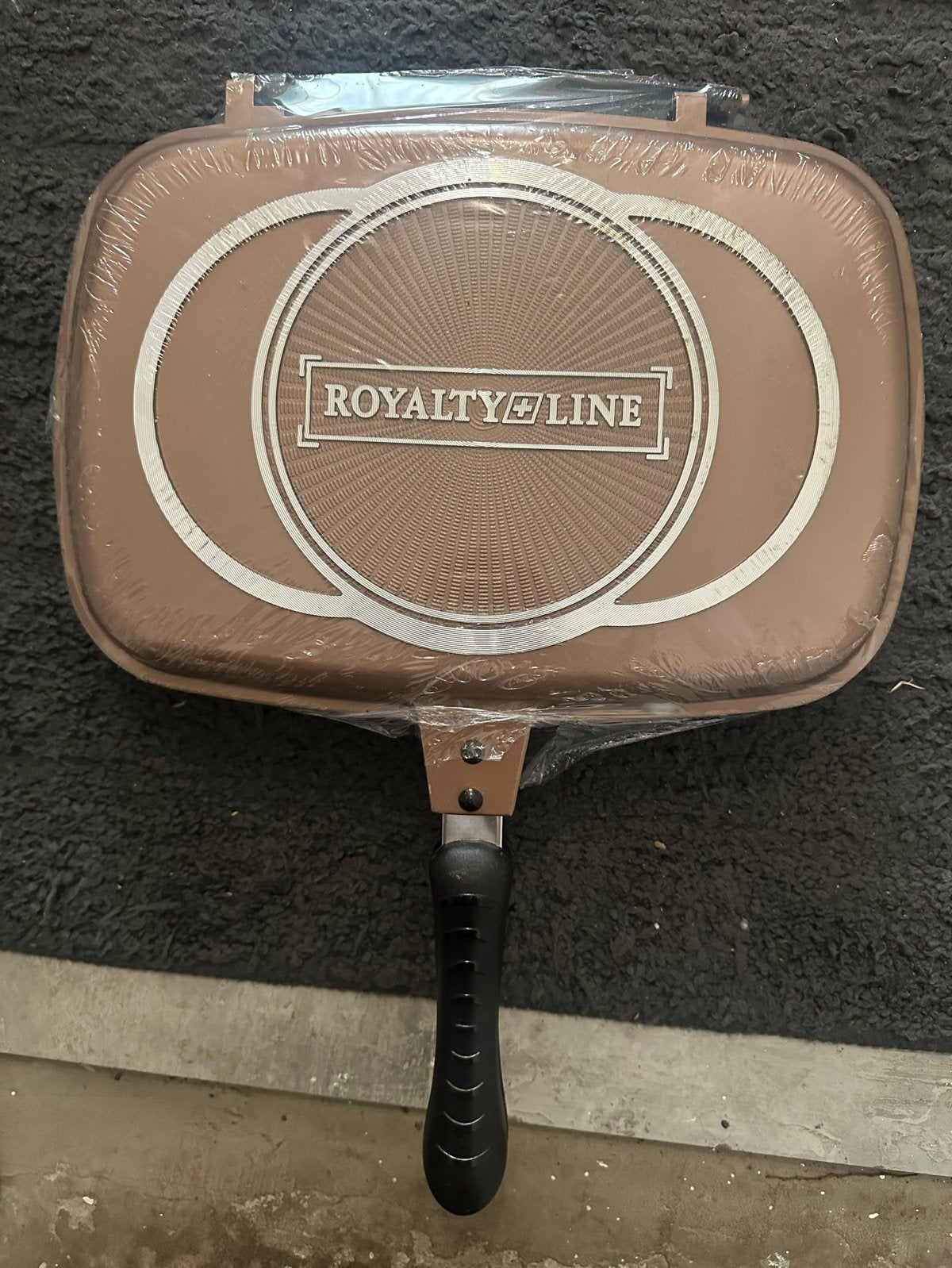 Nieuwe Royalty Line Dubbele Koekenpan - Ideaal voor Grillen, Ophalen of Verzenden, Nieuw, Overige materialen
