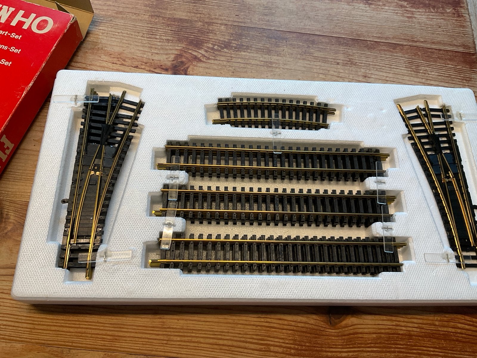 Fleischmann 6090 Stations-Set met 12 ronde rails, Ophalen of Verzenden, Zo goed als nieuw, Rails, Fleischmann