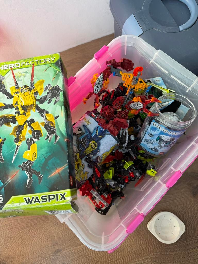 Lego Hero Factory Waspix & Bionicle onderdelen, Ophalen, Gebruikt, Bionicle, Lego