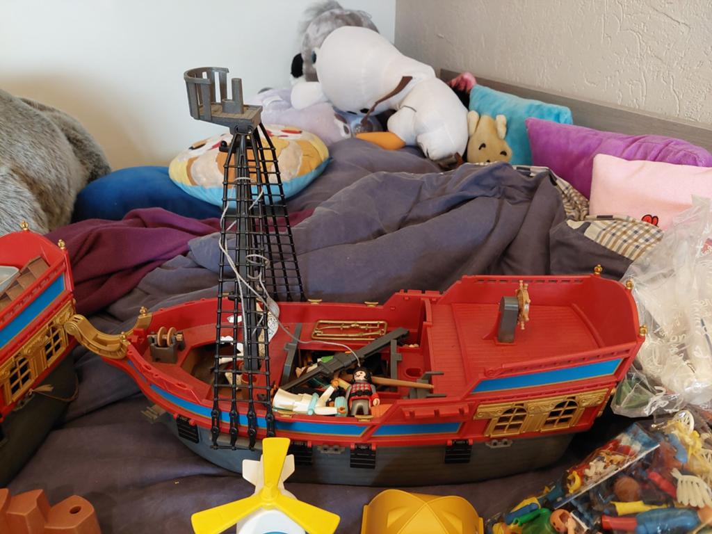 Grote collectie Playmobil: piratenschip, tipi's en meer!, Ophalen of Verzenden, Gebruikt