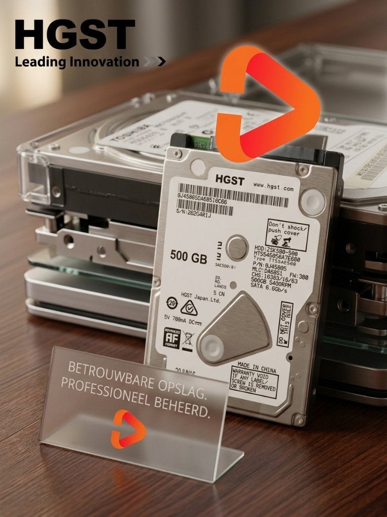 WD & HGST 500GB 2,5 inch S-ATA harde schijf, Computers en Software, Intern, WD Western Digital, Refurbished, Ophalen of Verzenden