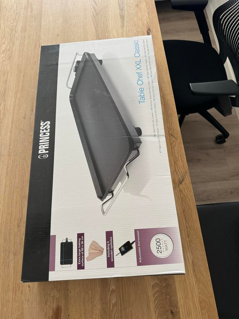 Princess Table Chef XXL Classic, Ophalen, Zo goed als nieuw, Tafelgrill