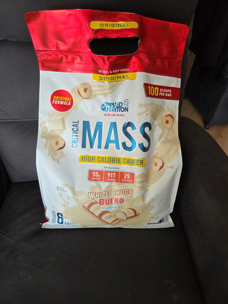 Applied Nutrition Critical Mass - White Choco Bueno, Ophalen of Verzenden, Nieuw, Poeder of Drank
