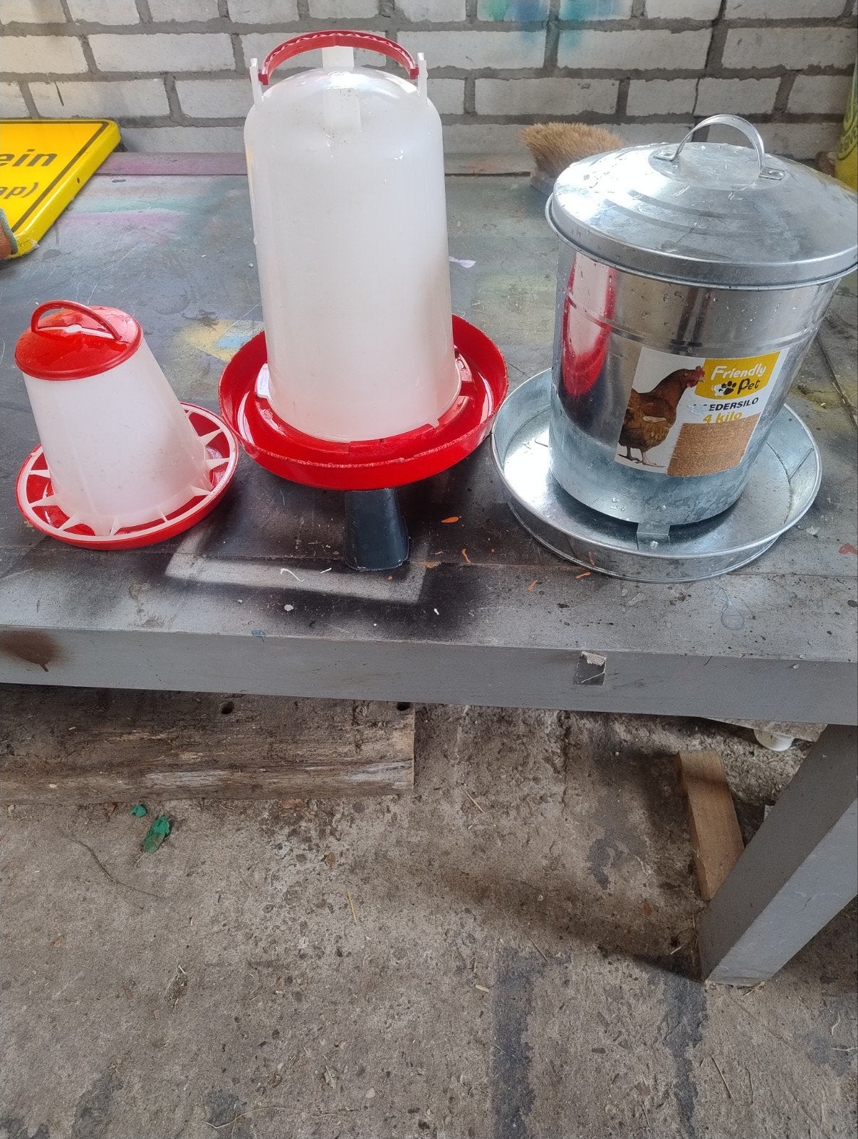voeder en water silo, Dieren en Toebehoren, Ophalen, Nieuw, Drinken en Voederen